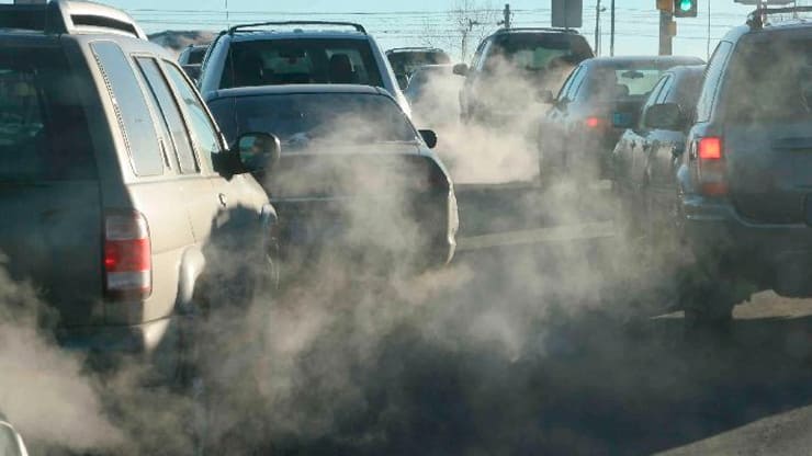 coches contaminando por particulas nocivas